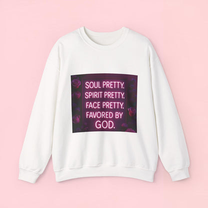 "Soul Pretty" — Inspirational Graphic Sweatshirt