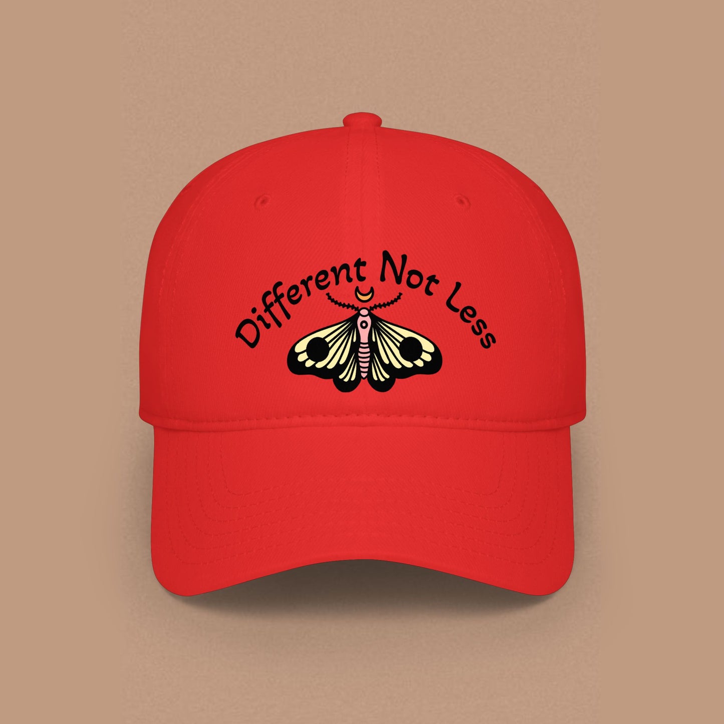 "Different Not Less" — Low Profile Hat