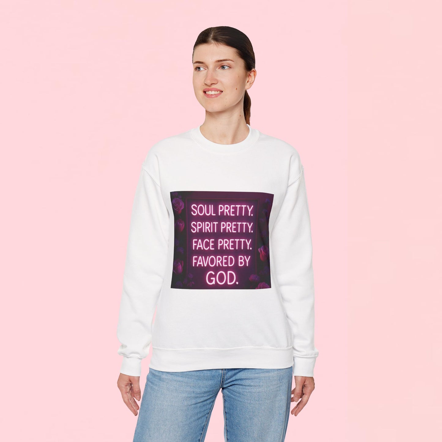 "Soul Pretty" — Inspirational Graphic Sweatshirt
