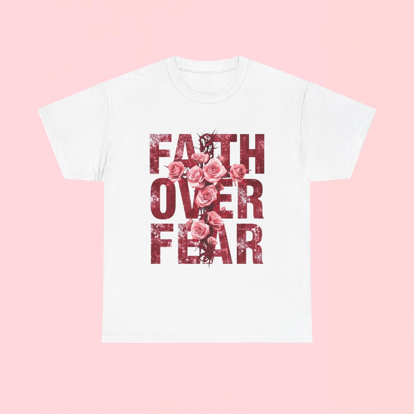"Faith Over Fear" — Inspirational Graphic T-Shirt