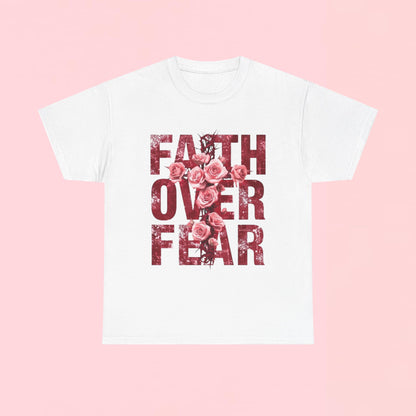 "Faith Over Fear" — Inspirational Graphic T-Shirt