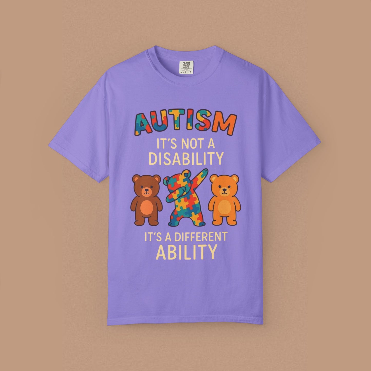 "Autism It's Not A Disability, It's A Different Ability" — Autism Awareness T-Shirt