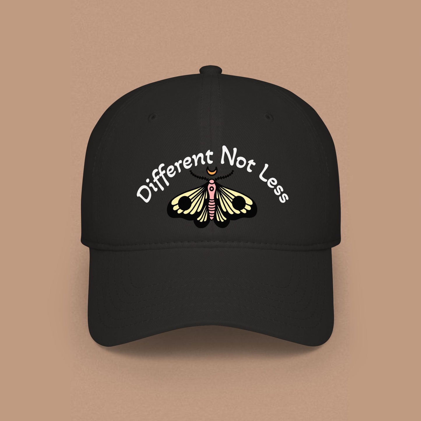 "Different Not Less" — Low Profile Hat