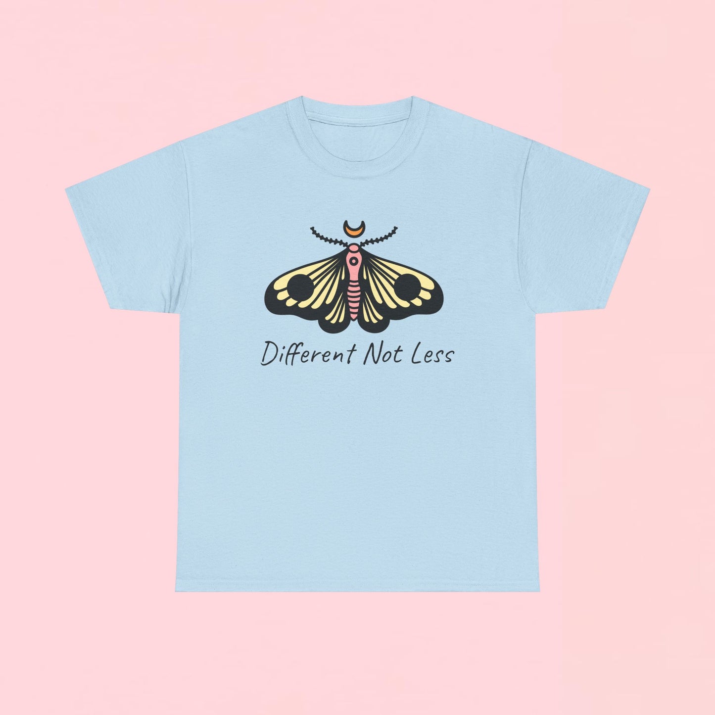 "Different Not Less" Inspirational Graphic T-Shirt