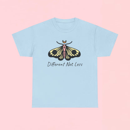 "Different Not Less" Inspirational Graphic T-Shirt