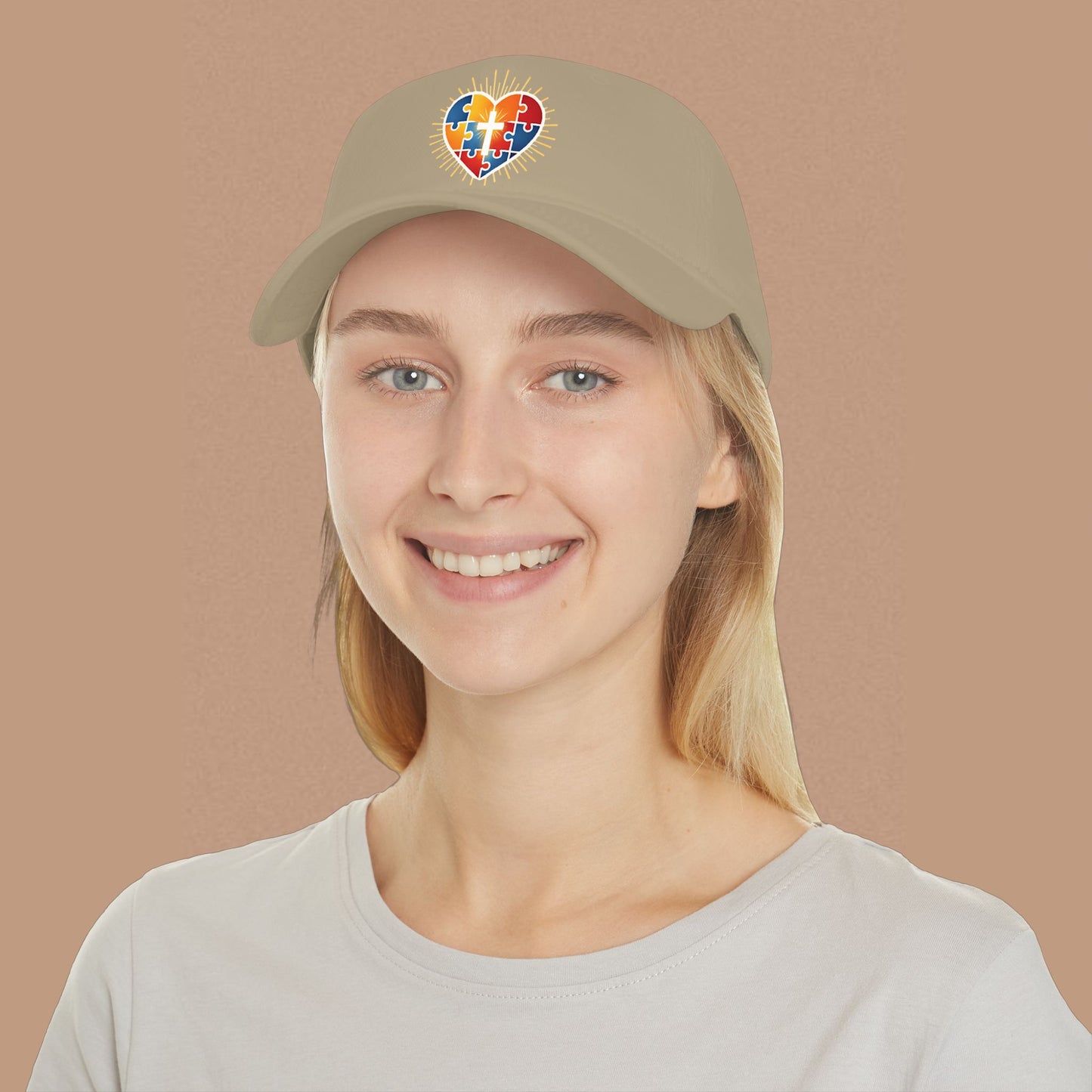 "Autism Puzzle Heart" — Low Profile Hat