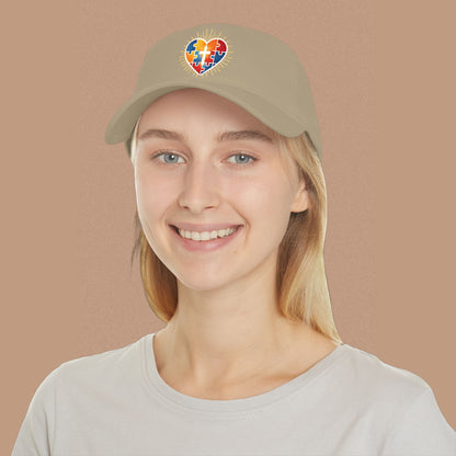"Autism Puzzle Heart" — Low Profile Hat