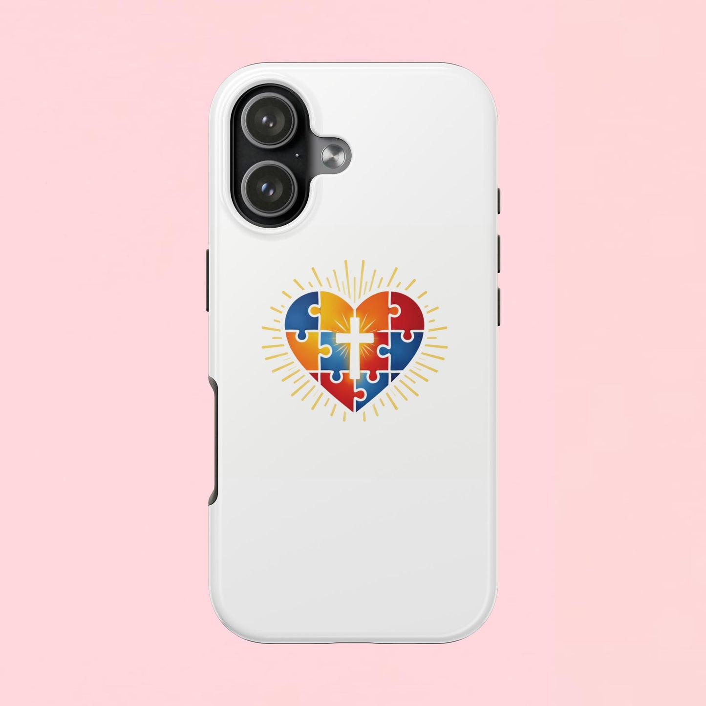 "Autism Puzzle Heart" — Tough Phone Case