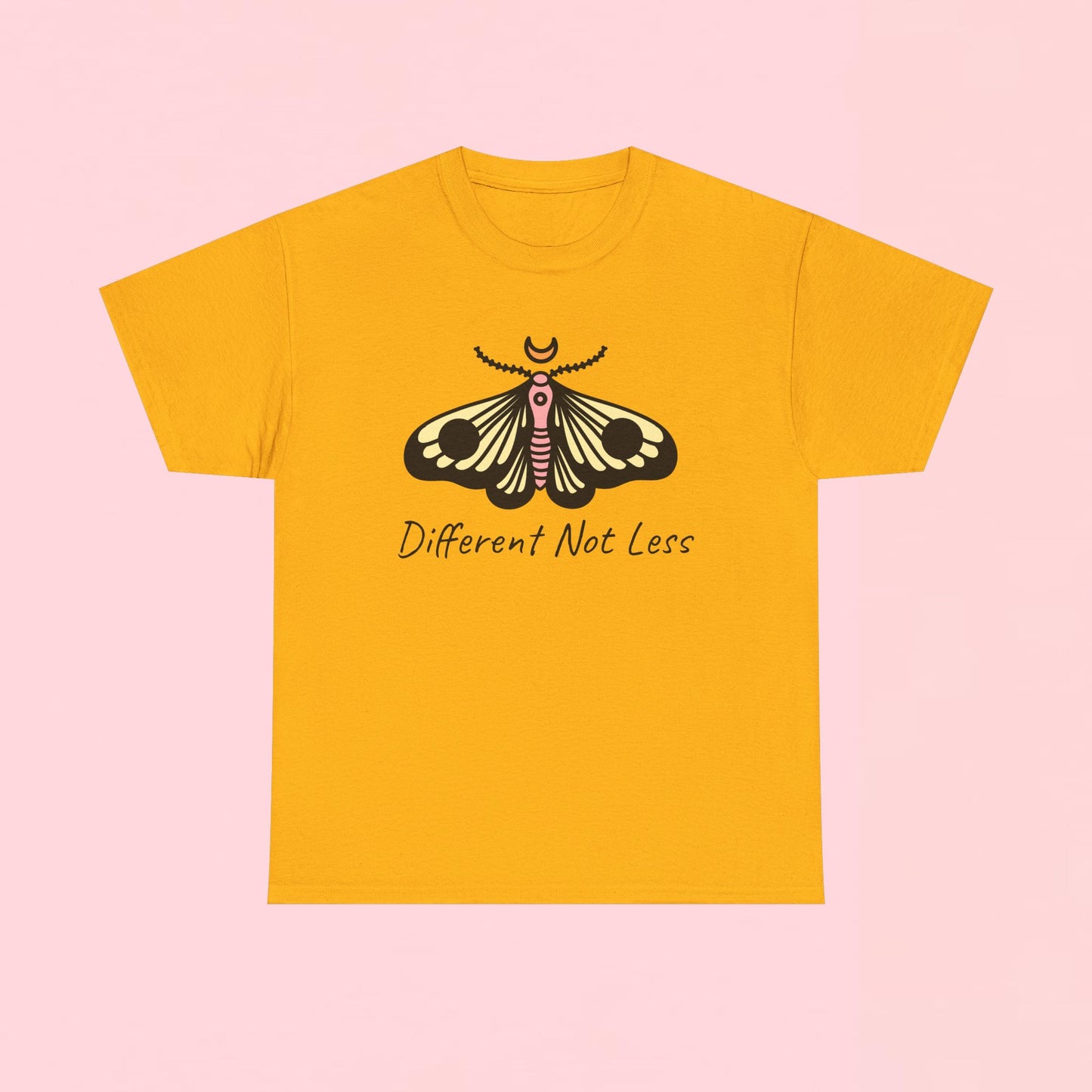 "Different Not Less" Inspirational Graphic T-Shirt