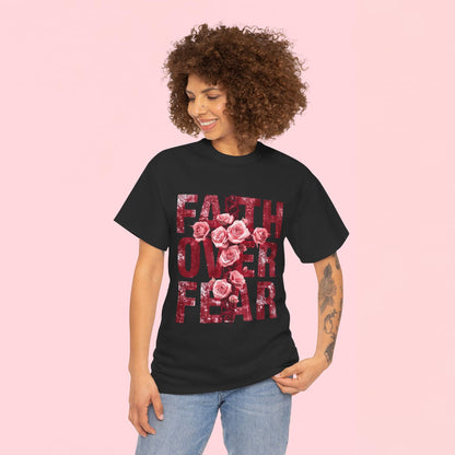 "Faith Over Fear" — Inspirational Graphic T-Shirt