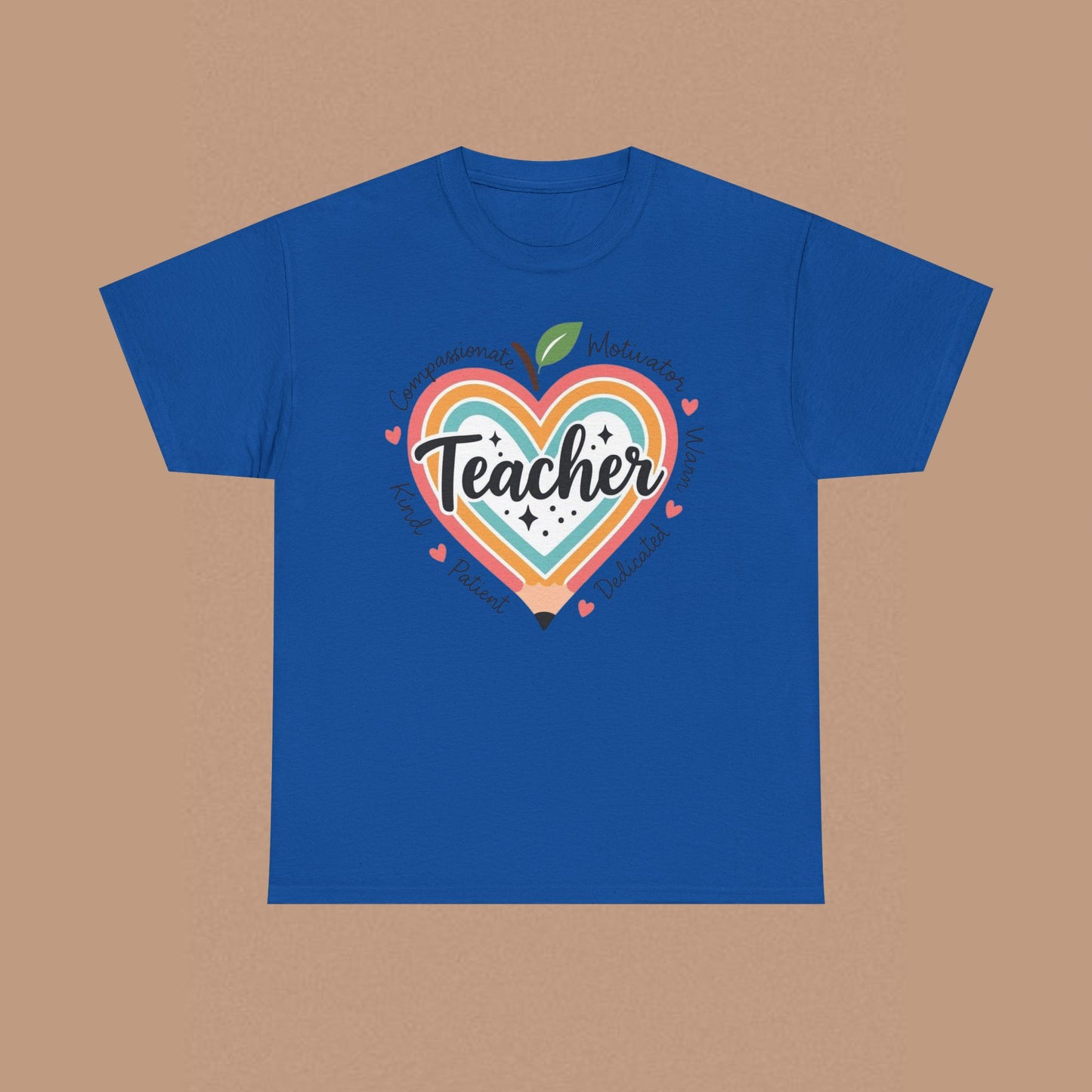 "Teacher" — Colorful Graphic T-shirt