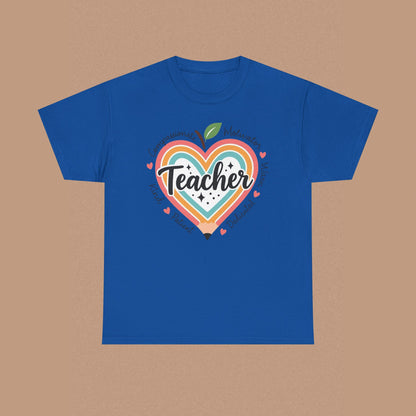 "Teacher" — Colorful Graphic T-shirt