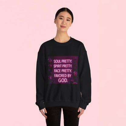 "Soul Pretty" — Inspirational Graphic Sweatshirt