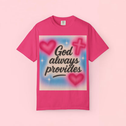 "God Always Provides" — Inspirational Graphic T-Shirt