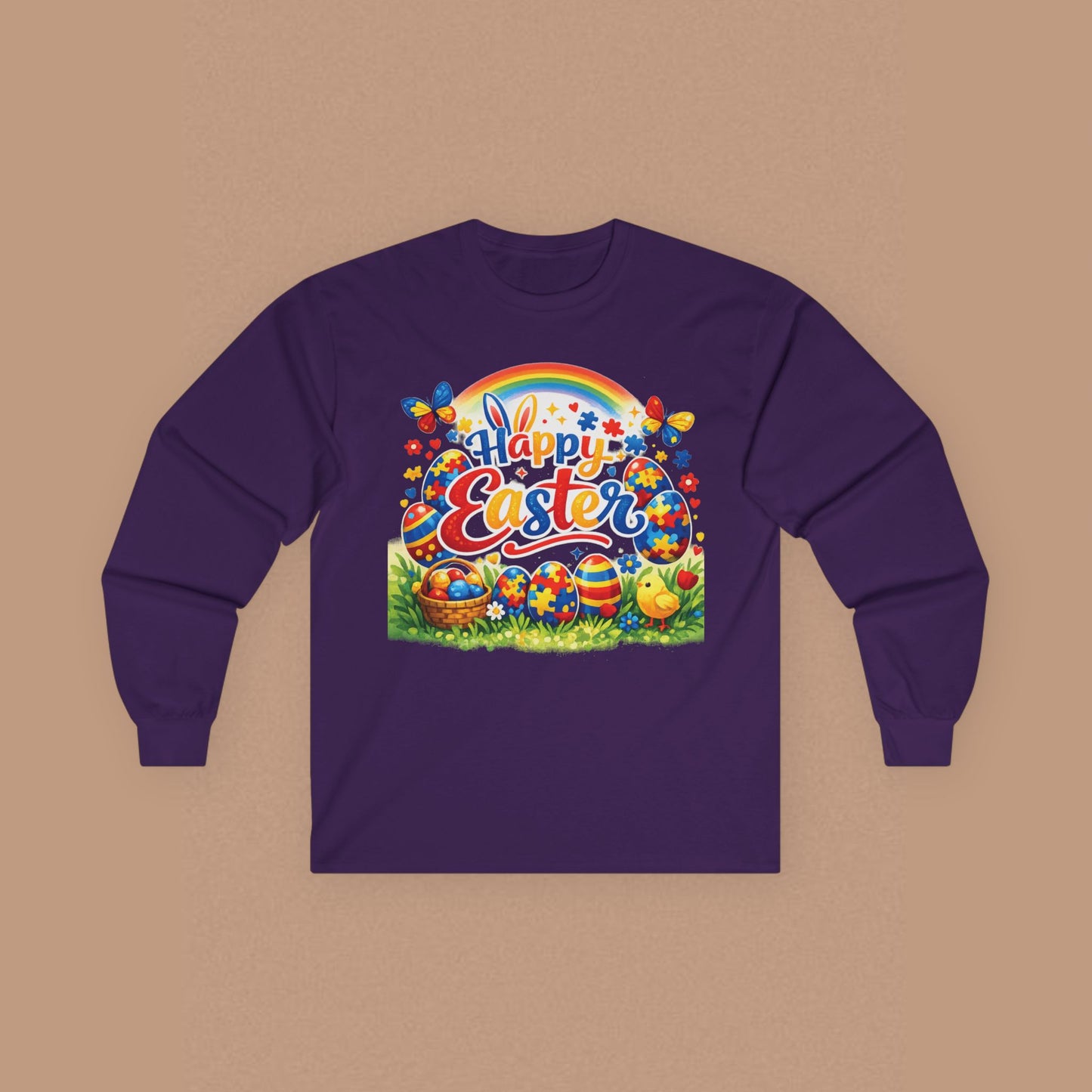 "Happy Easter" — Graphic Long Sleeve