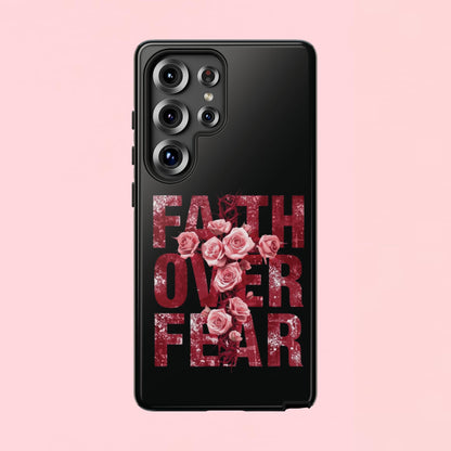 "Faith Over Fear" — Inspirational Tough Phone Case