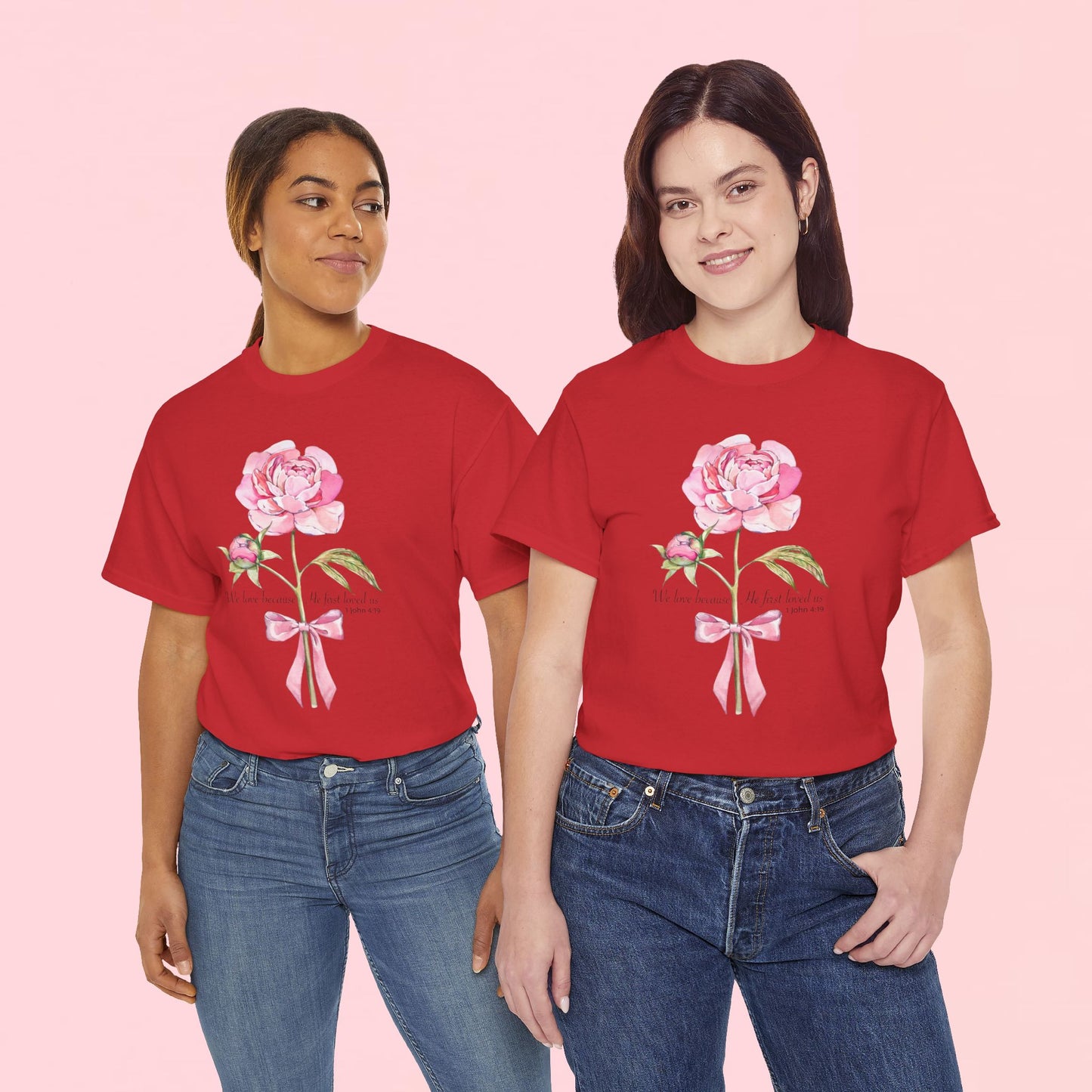"Floral Rose" — Inspirational T‑Shirt