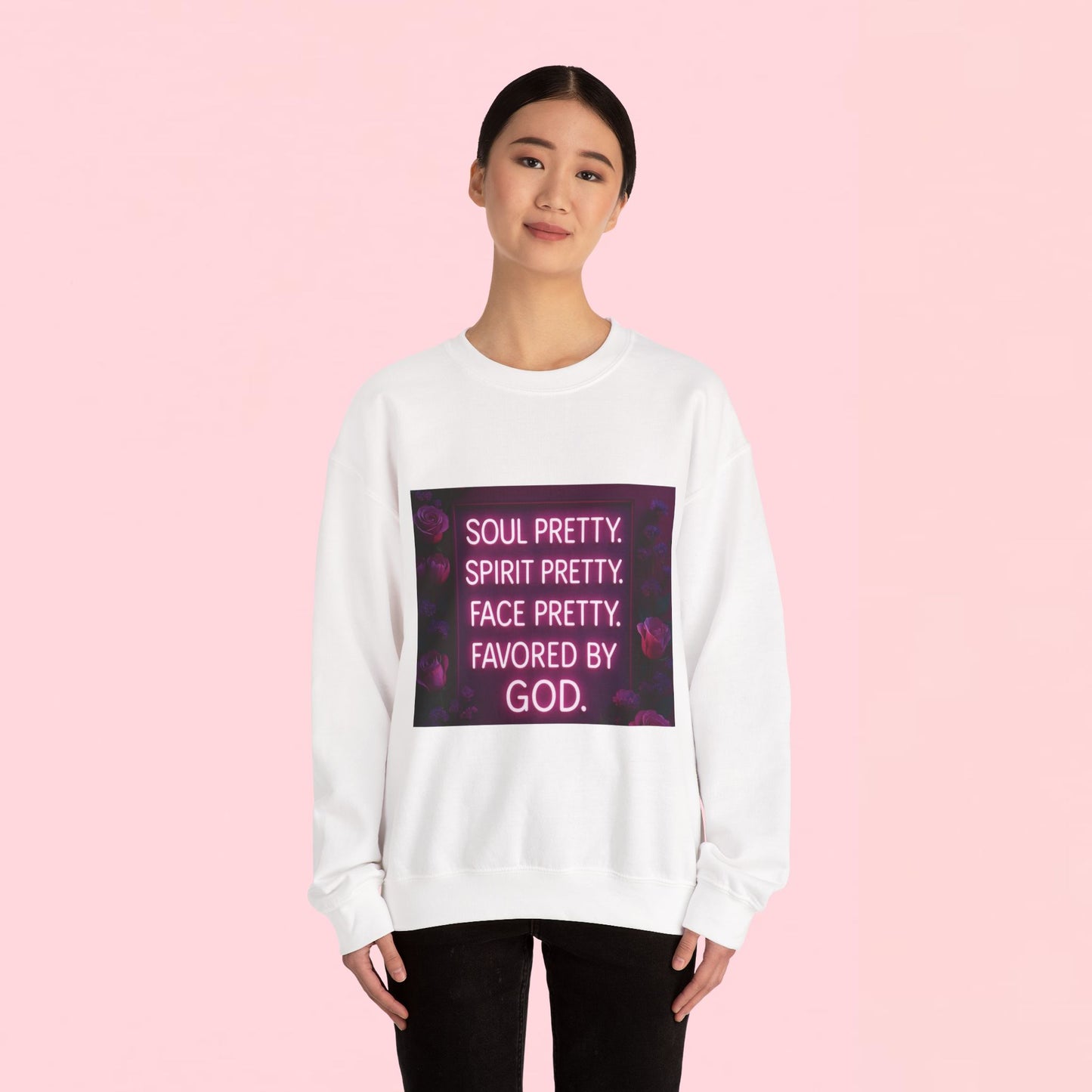 "Soul Pretty" — Inspirational Graphic Sweatshirt