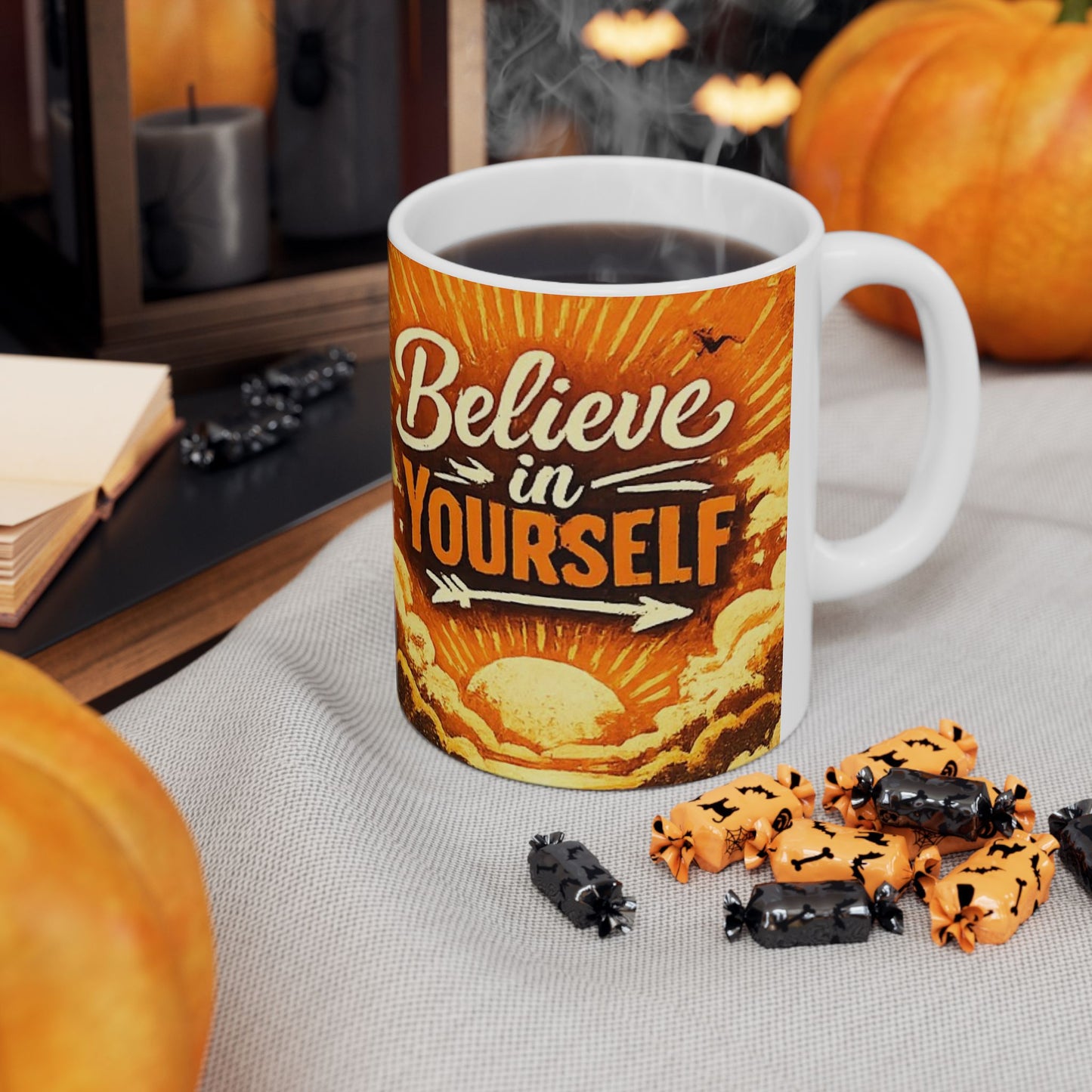"Believe in Yourself" — Motivational Ceramic Mug