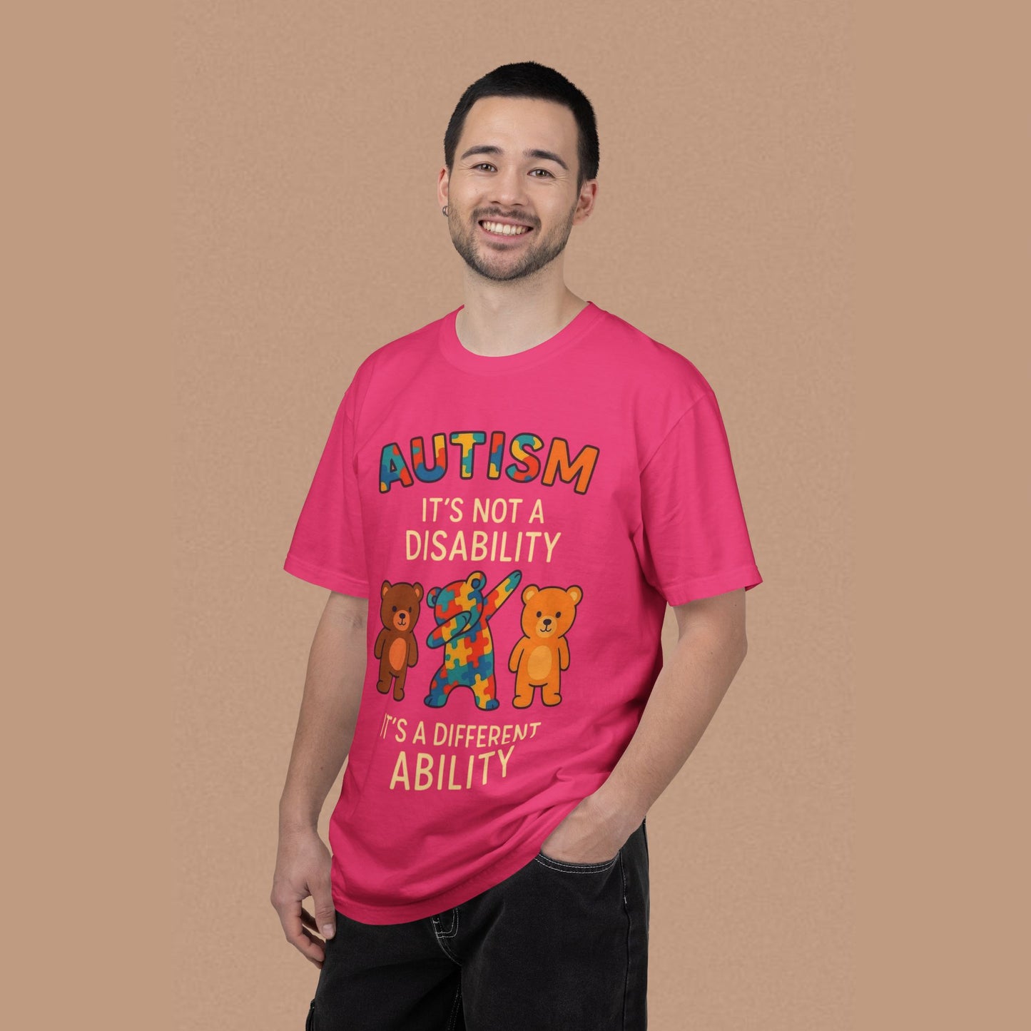 "Autism It's Not A Disability, It's A Different Ability" — Autism Awareness T-Shirt