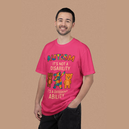 "Autism It's Not A Disability, It's A Different Ability" — Autism Awareness T-Shirt