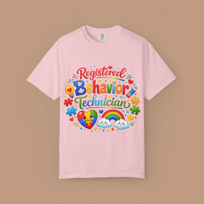 "Registered Behavior Technician" — Colorful Graphic T-Shirt