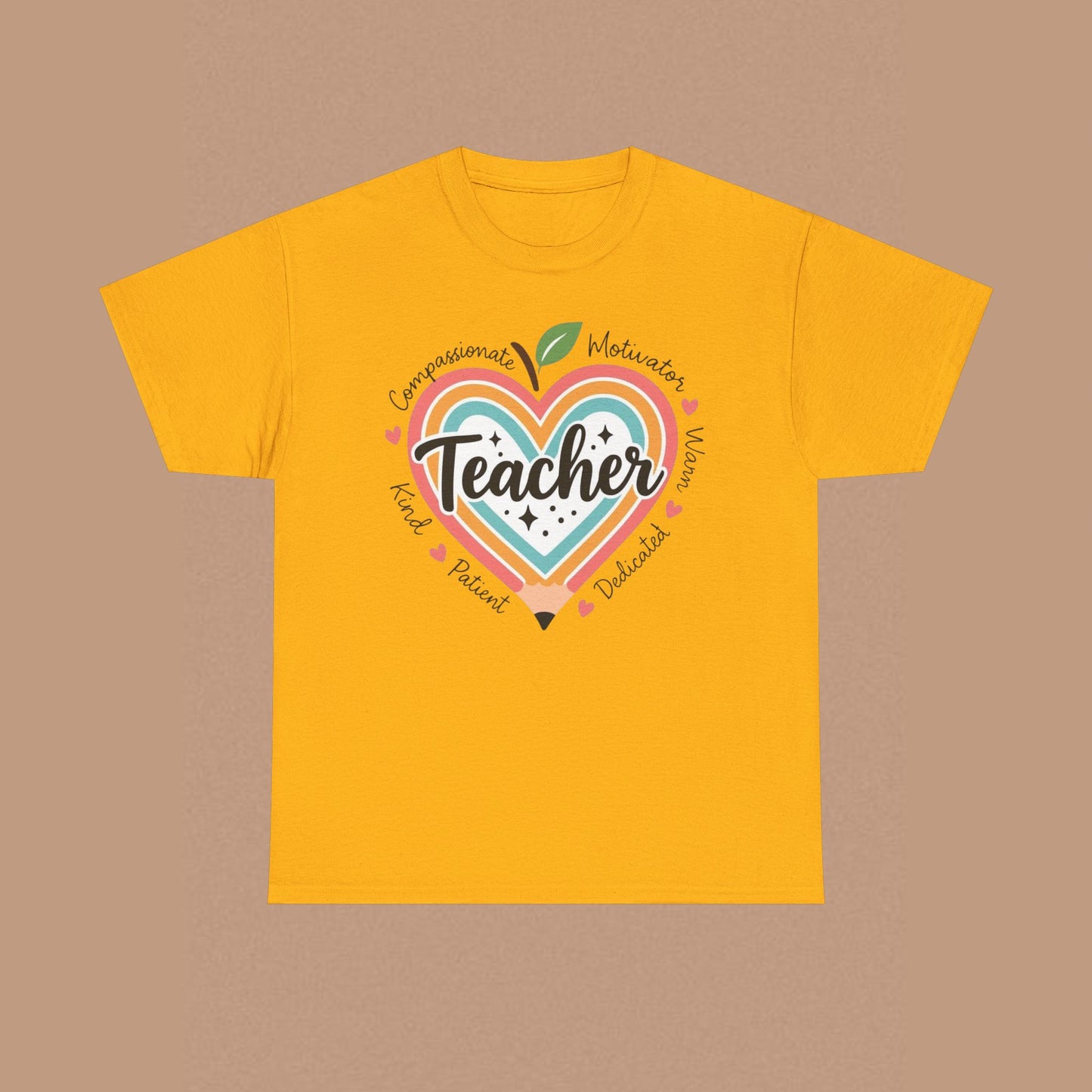 "Teacher" — Colorful Graphic T-shirt