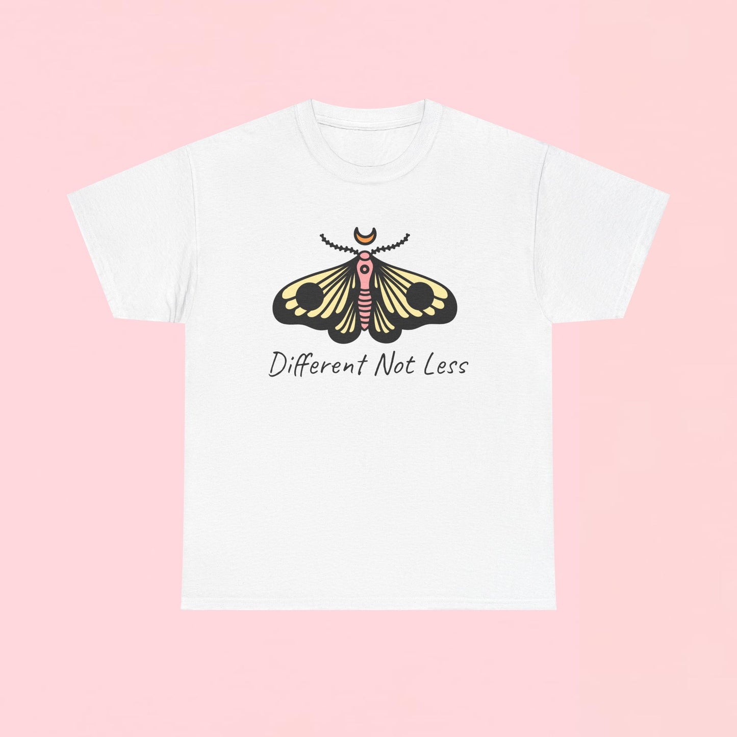 "Different Not Less" Inspirational Graphic T-Shirt