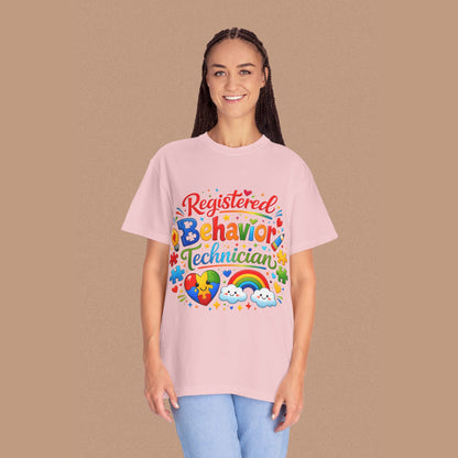 "Registered Behavior Technician" — Colorful Graphic T-Shirt