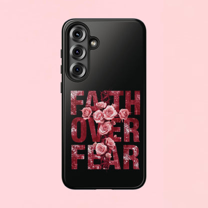 "Faith Over Fear" — Inspirational Tough Phone Case