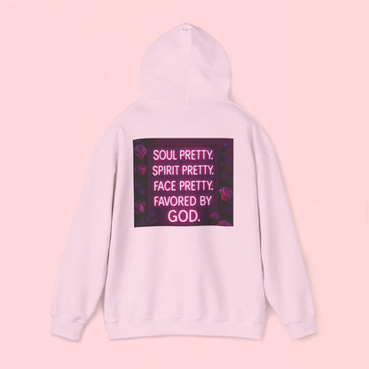 "Soul Pretty" — Inspirational Graphic Hoodie