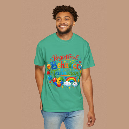 "Registered Behavior Technician" — Colorful Graphic T-Shirt