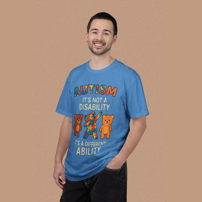 "Autism It's Not A Disability, It's A Different Ability" — Autism Awareness T-Shirt