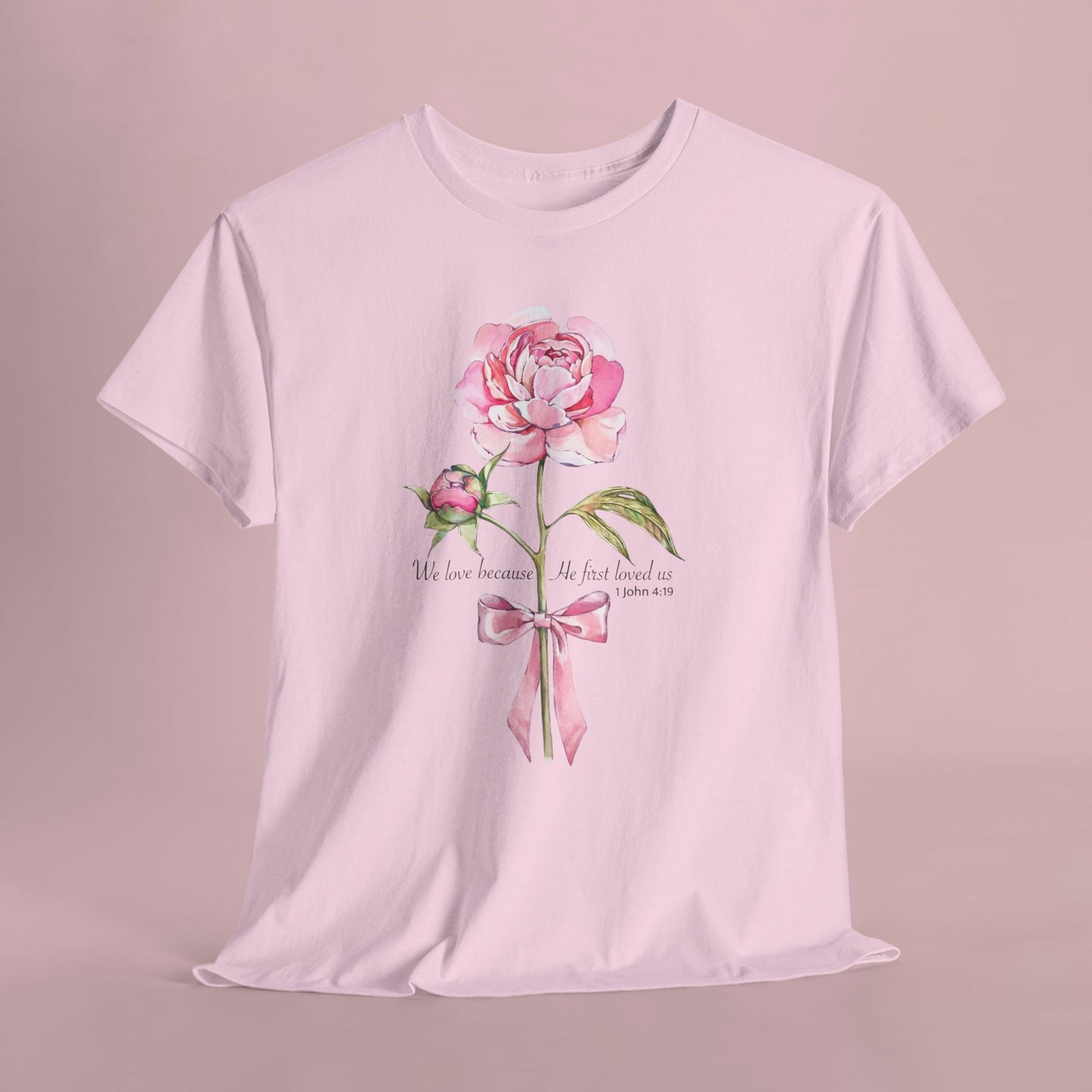 "Floral Rose" — Inspirational T‑Shirt