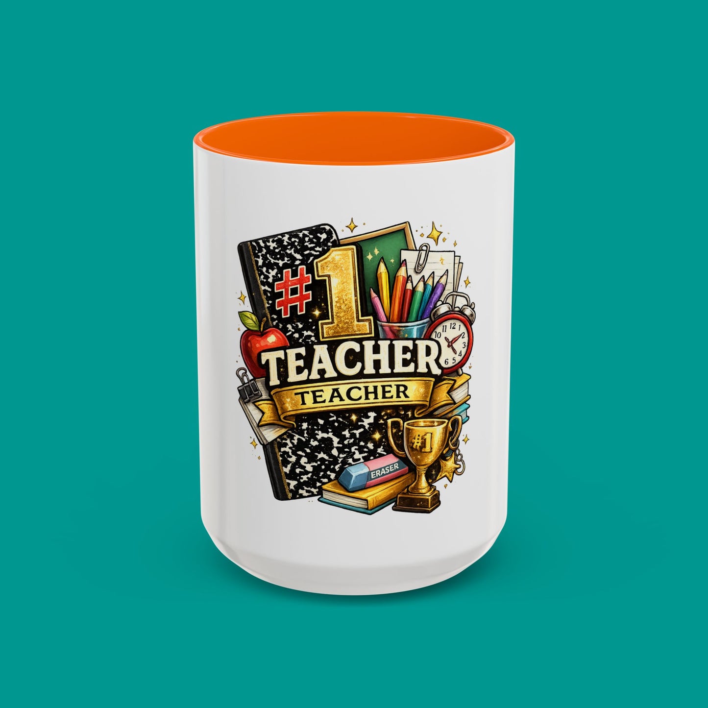 "#1 Teacher" — Coffee Mug