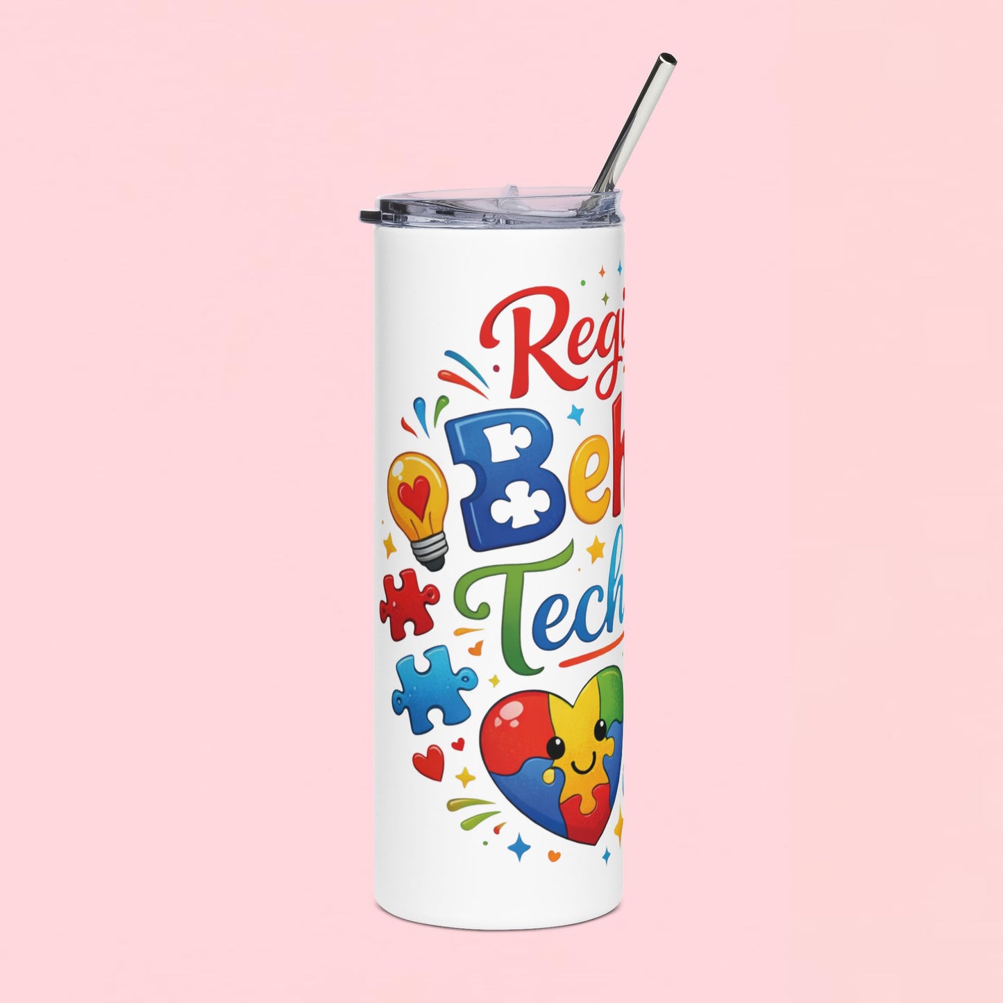 "Registered Behavior Technician" — 20oz Stainless Tumbler