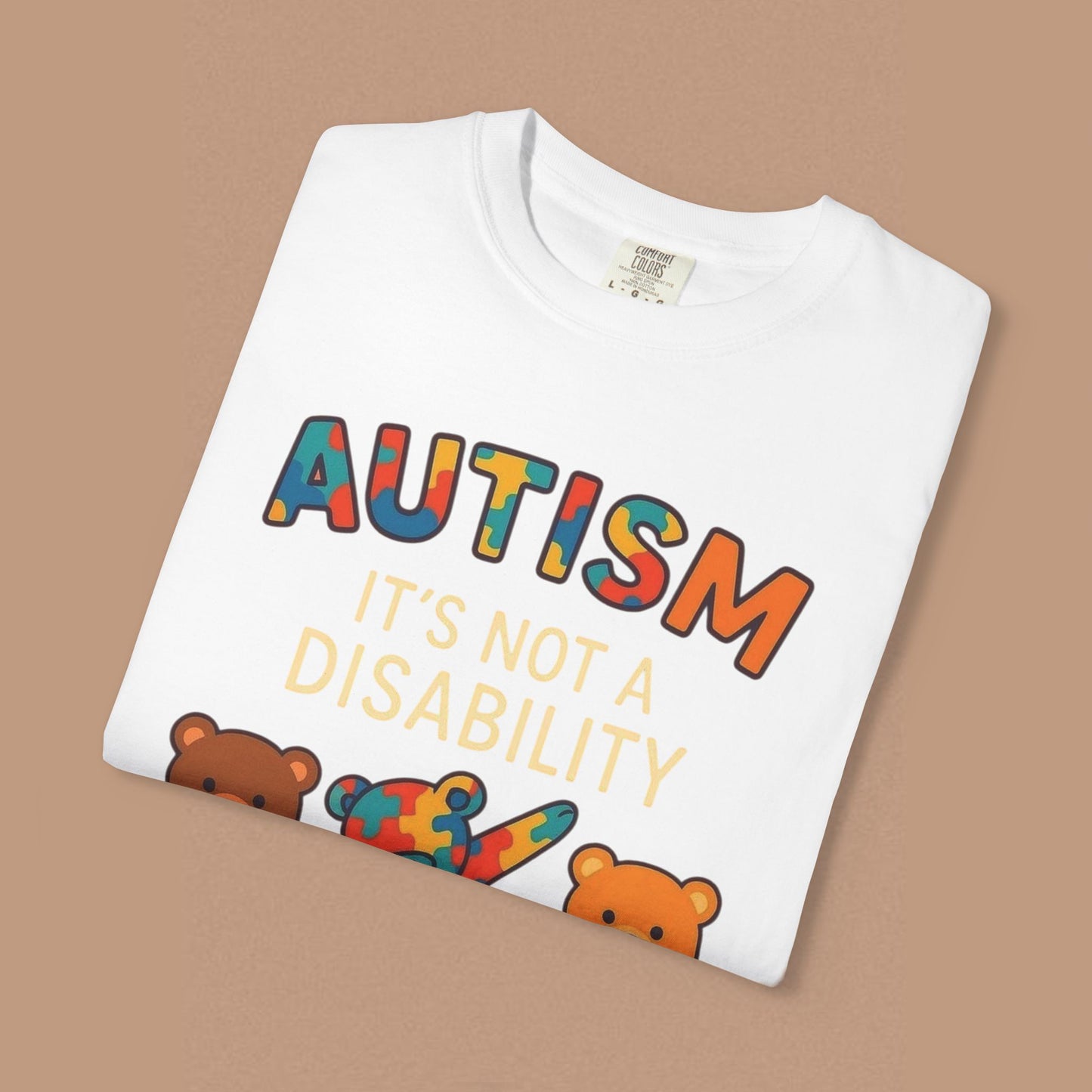 "Autism It's Not A Disability, It's A Different Ability" — Autism Awareness T-Shirt
