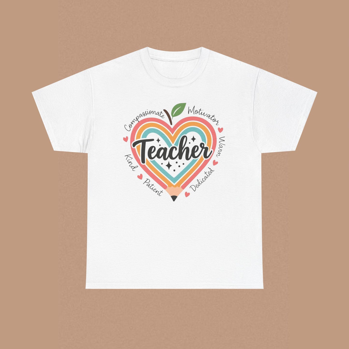 "Teacher" — Colorful Graphic T-shirt
