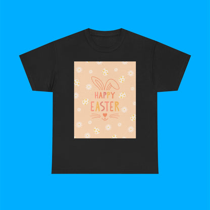 "Happy Easter" Easter Bunny Graphic T-Shirt