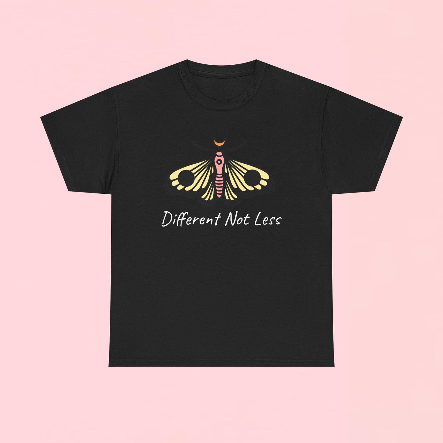 "Different Not Less" Inspirational Graphic T-Shirt