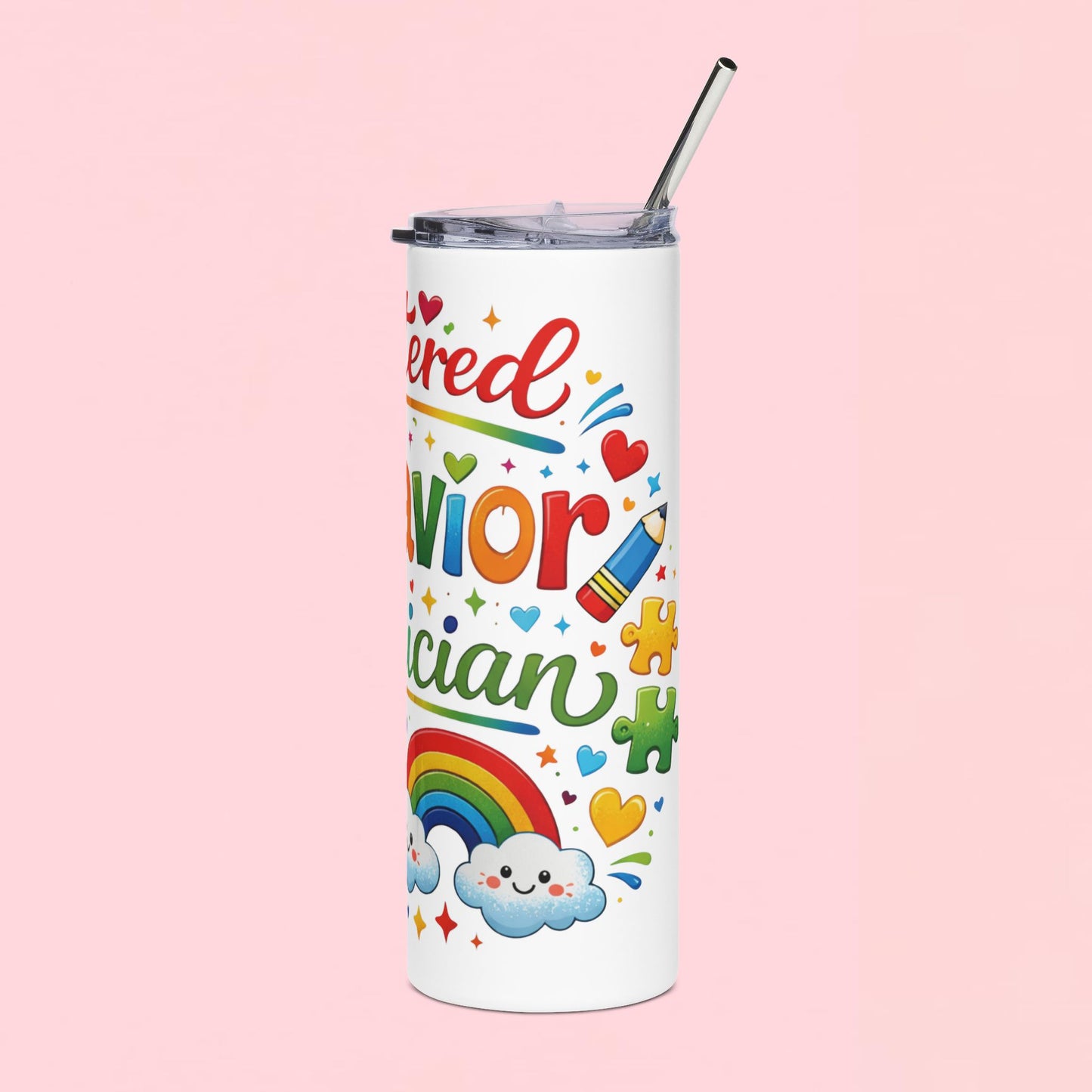 "Registered Behavior Technician" — 20oz Stainless Tumbler