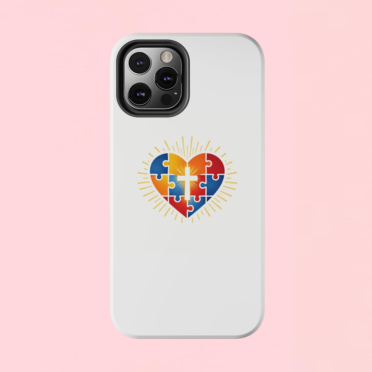 "Autism Puzzle Heart" — Tough Phone Case