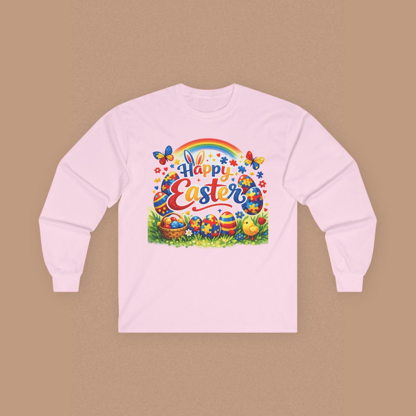 "Happy Easter" — Graphic Long Sleeve