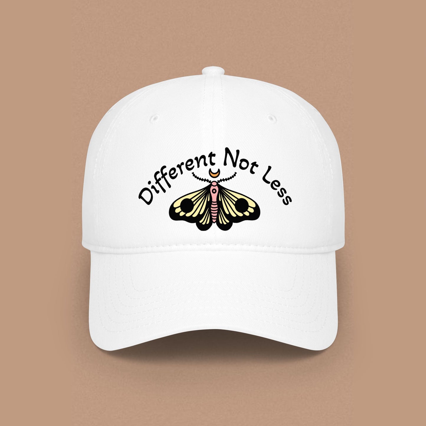 "Different Not Less" — Low Profile Hat