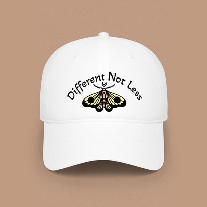 "Different Not Less" — Low Profile Hat