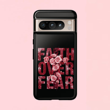 "Faith Over Fear" — Inspirational Tough Phone Case