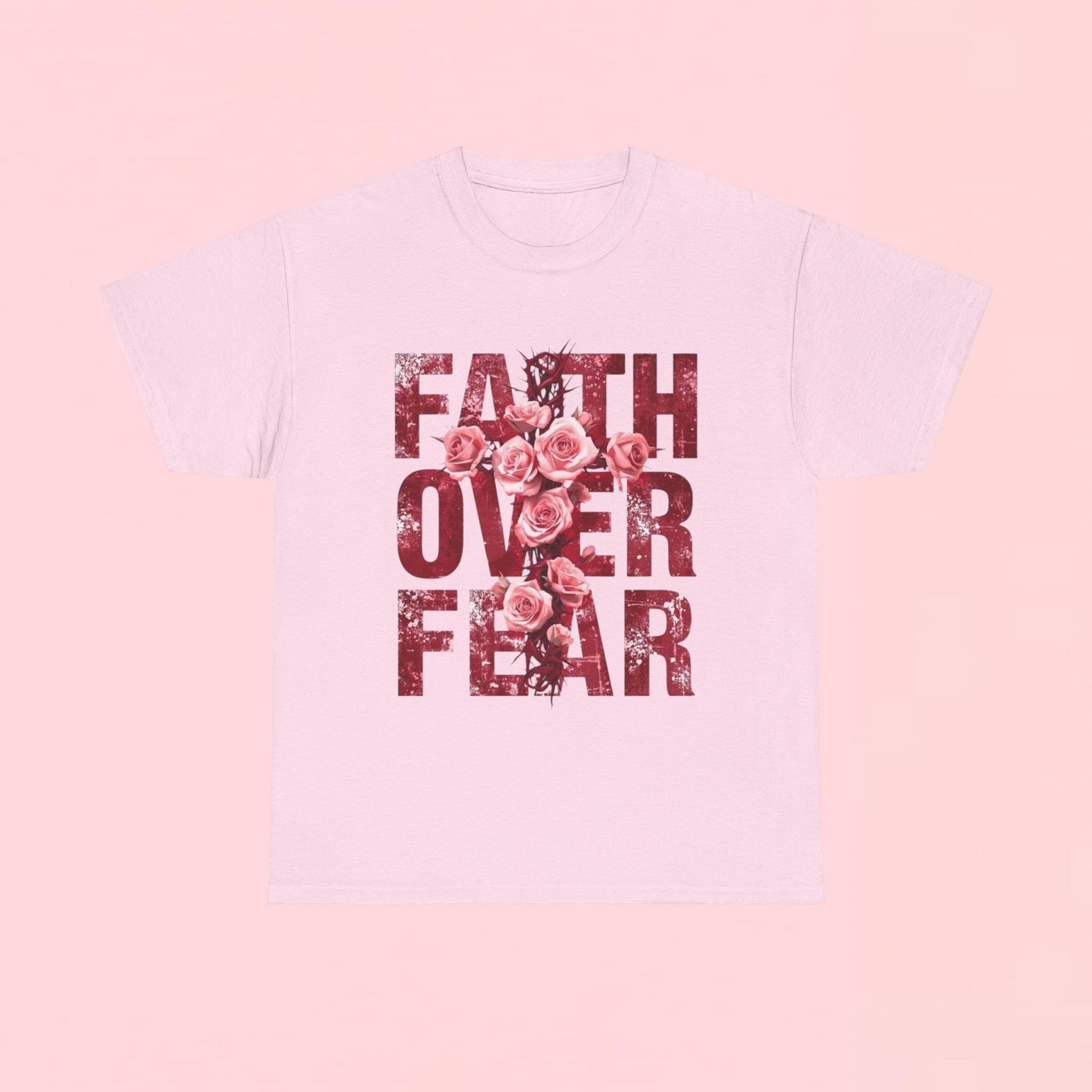 "Faith Over Fear" — Inspirational Graphic T-Shirt