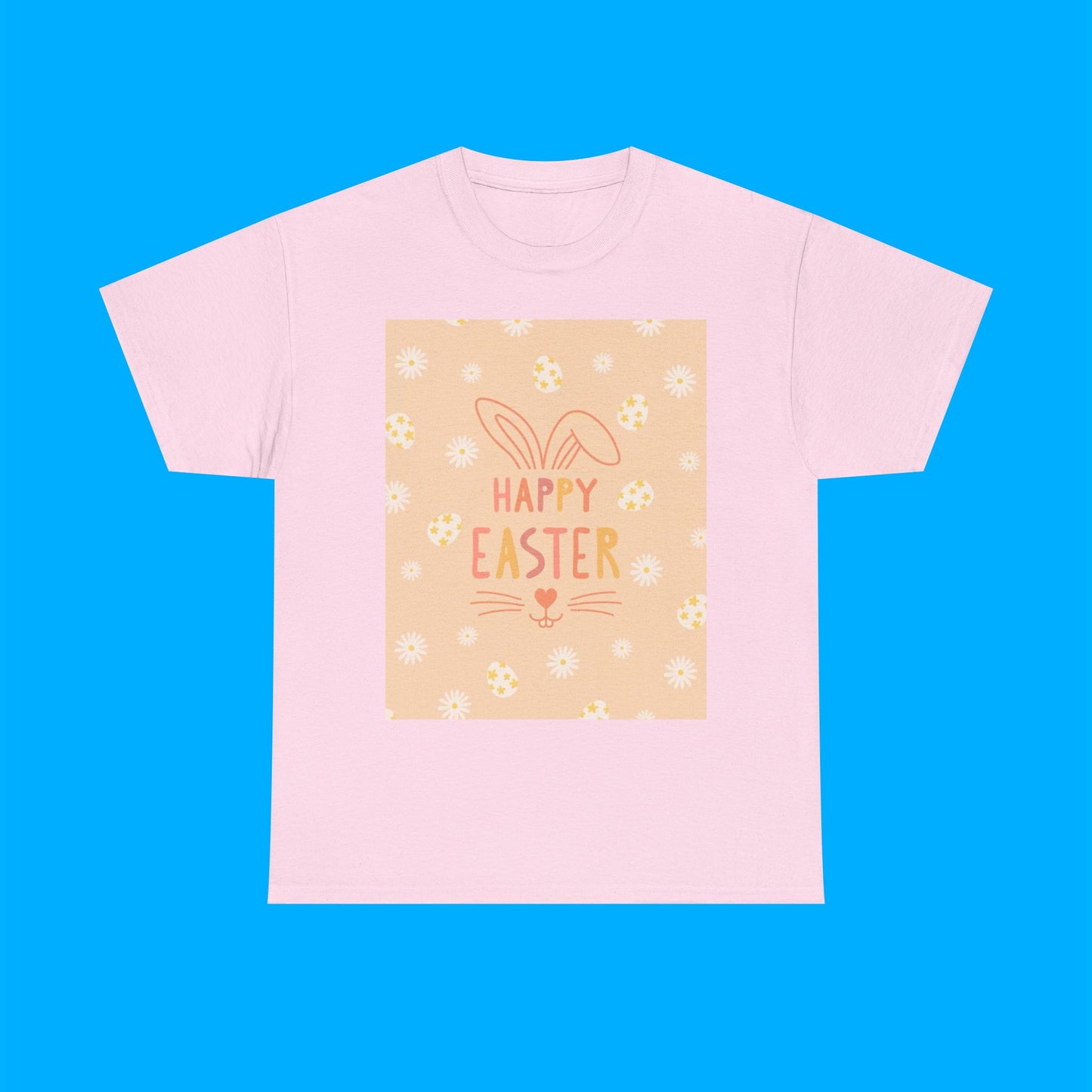 "Happy Easter" Easter Bunny Graphic T-Shirt