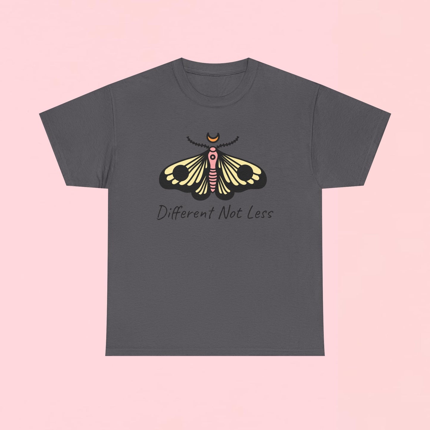"Different Not Less" Inspirational Graphic T-Shirt
