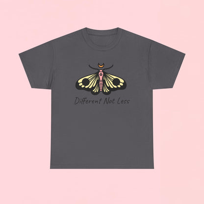 "Different Not Less" Inspirational Graphic T-Shirt